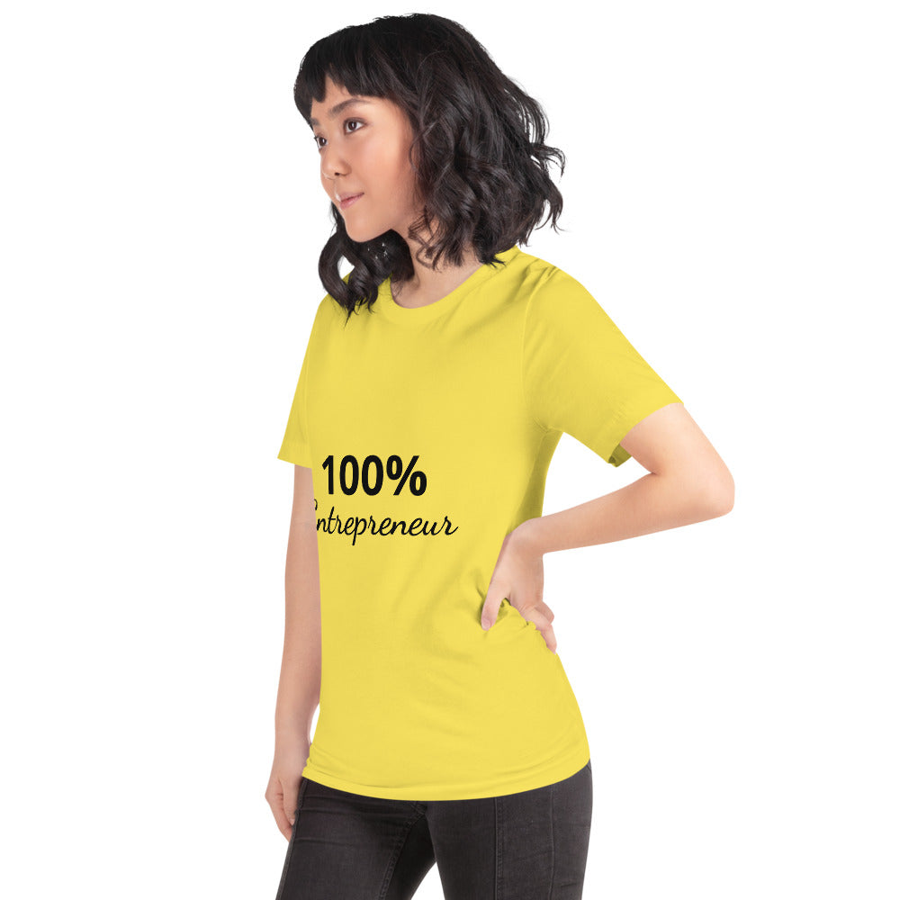 100% Entrepreneur (Unisex T-Shirt) - E2 Express