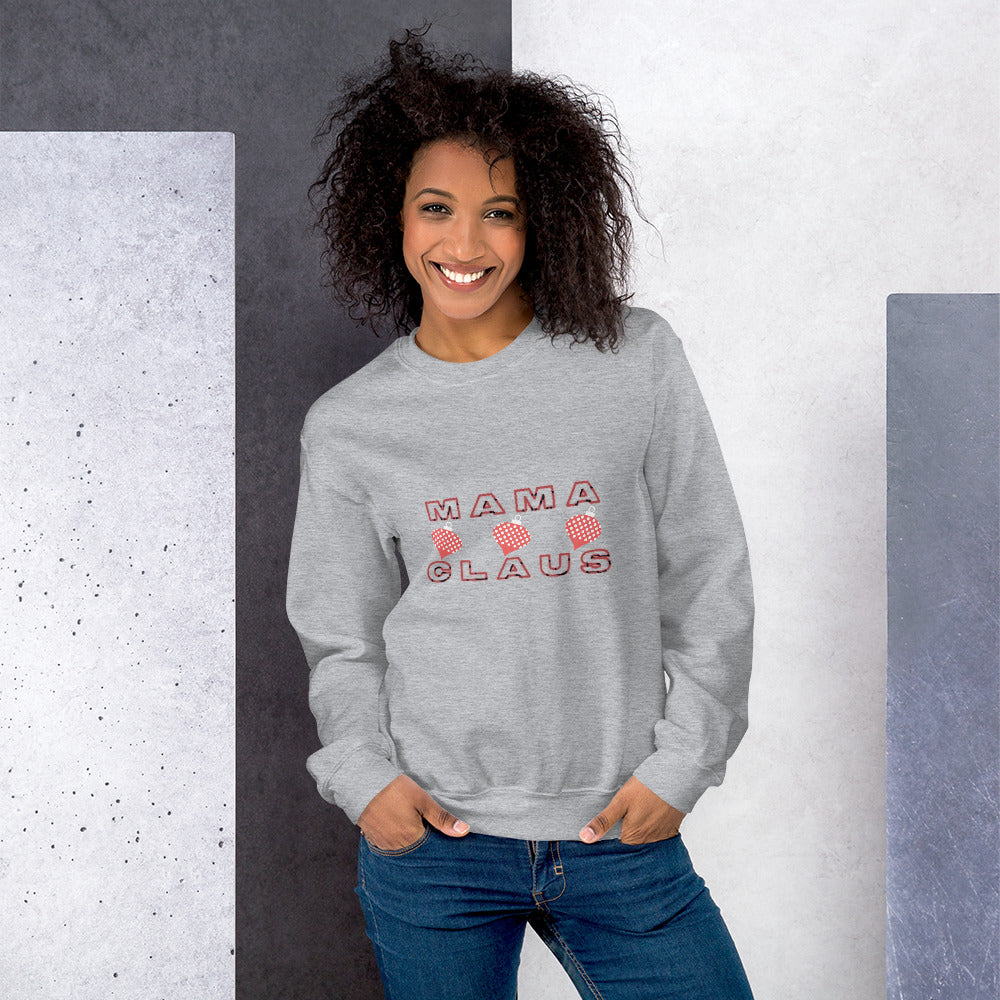 Mama Claus Sweatshirt, Mama Claus Christmas Sweater, Funny Mom Sweater, Christmas Sweater For Mom, Mom Life, Funny Holiday Sweater, Great Gift For Mom, Christmas Sweatshirt For Mom