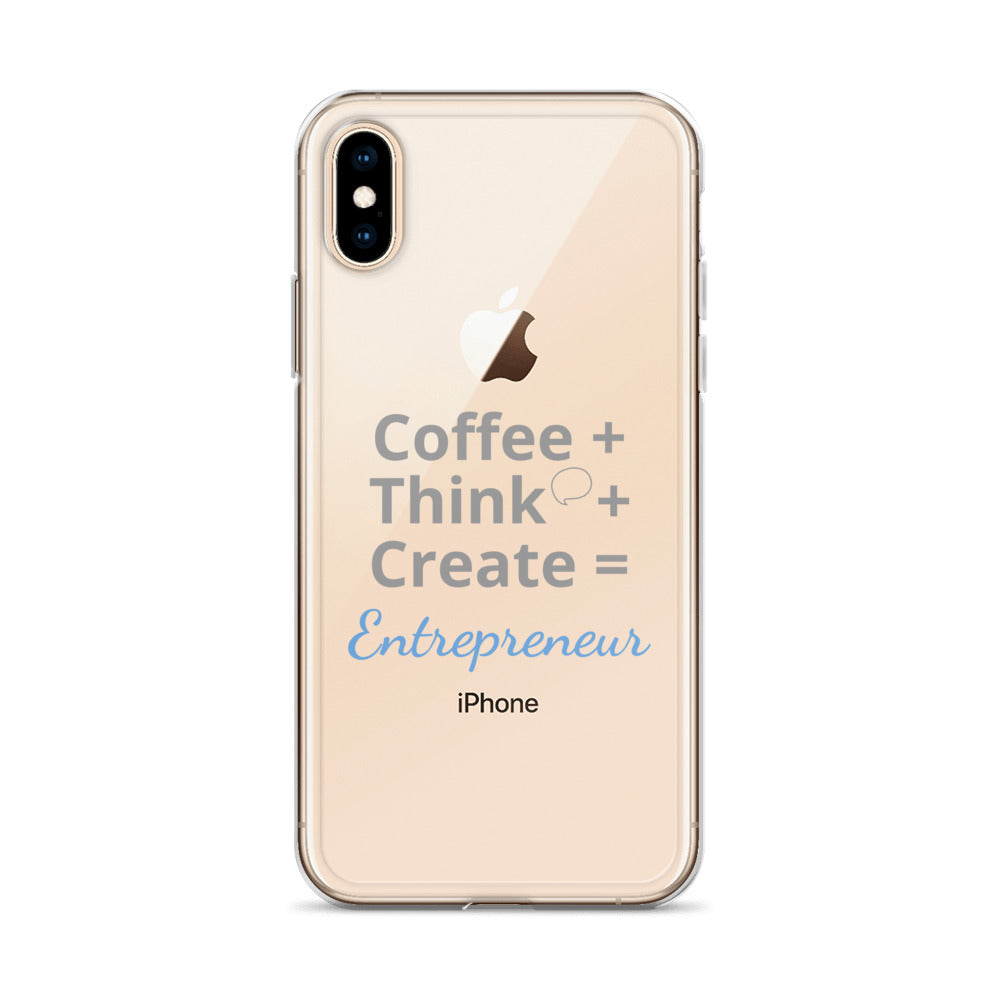 Coffee Think Create iPhone X Case - E2 Express