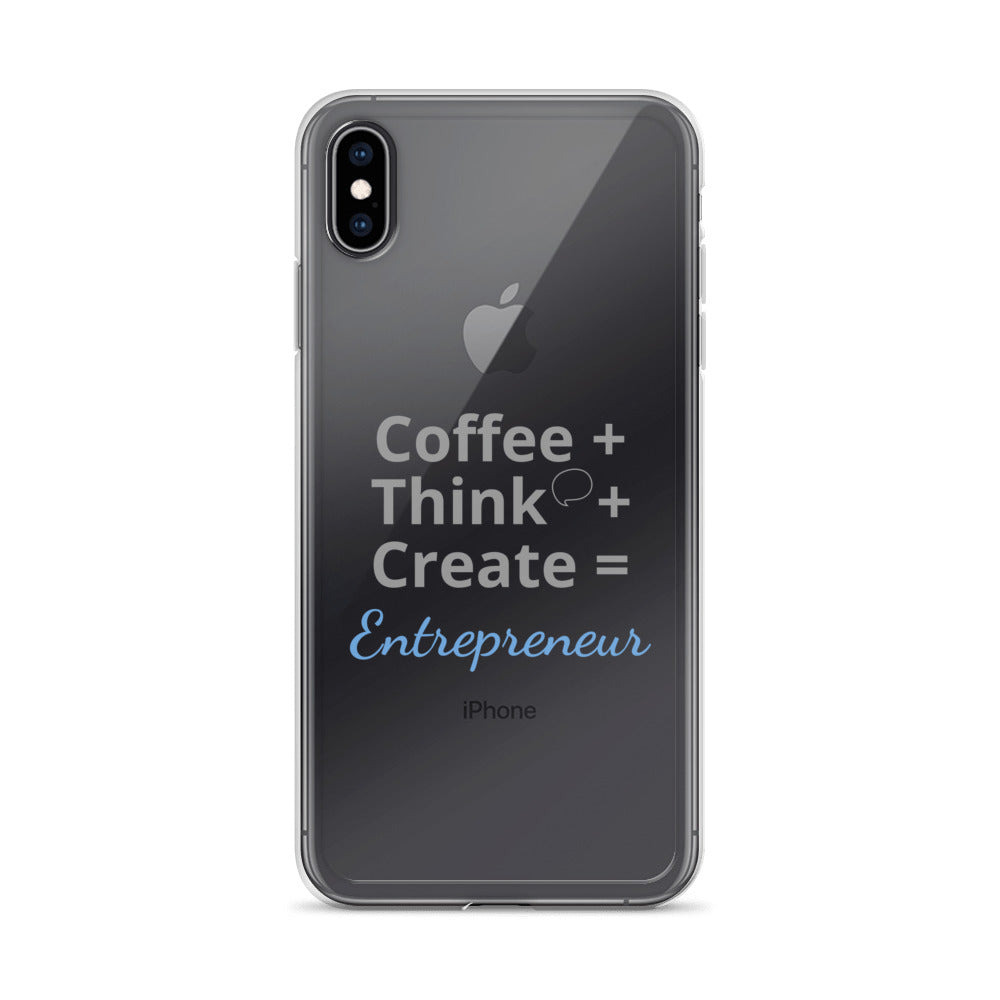 Coffee Think Create iPhone X Case - E2 Express