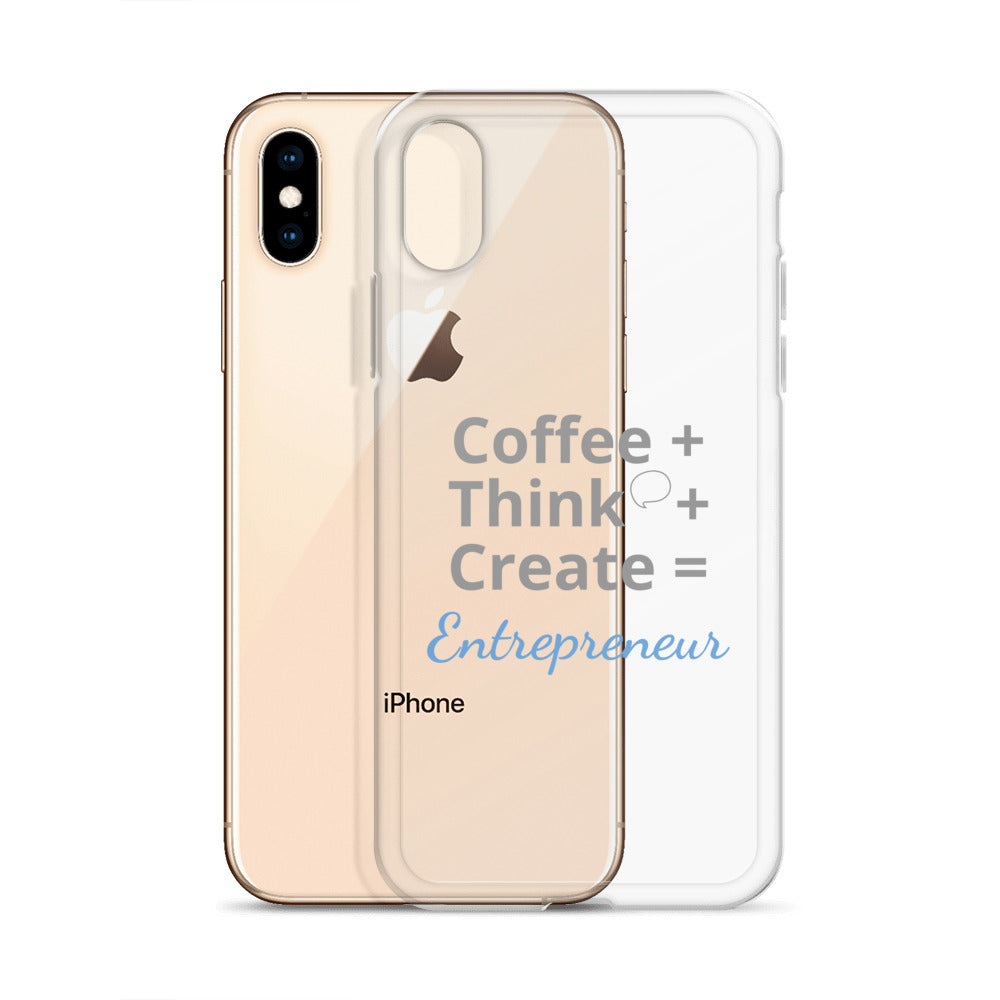 Coffee Think Create iPhone X Case - E2 Express