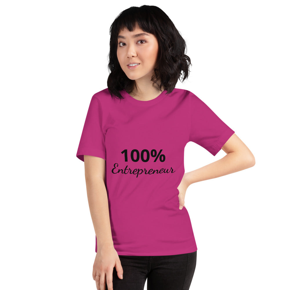 100% Entrepreneur (Unisex T-Shirt) - E2 Express