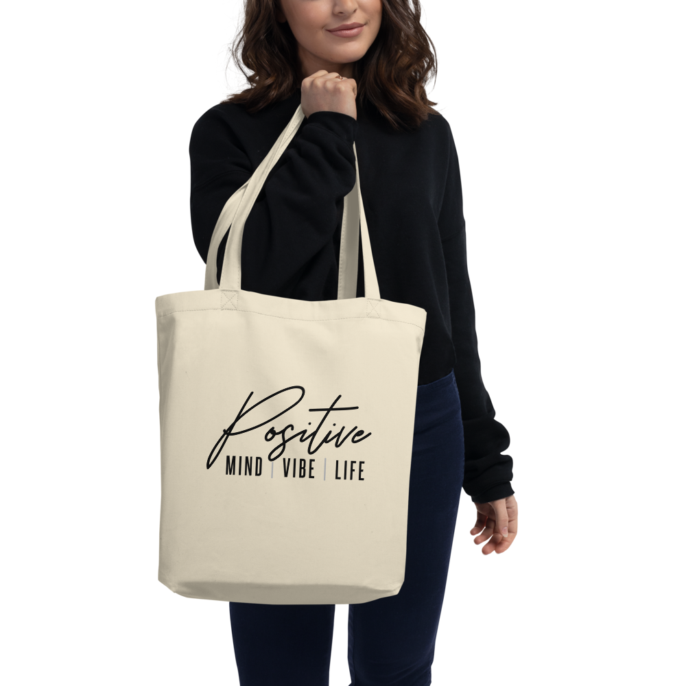 Positive Mind Vibe Life Tote Bag - E2 Express