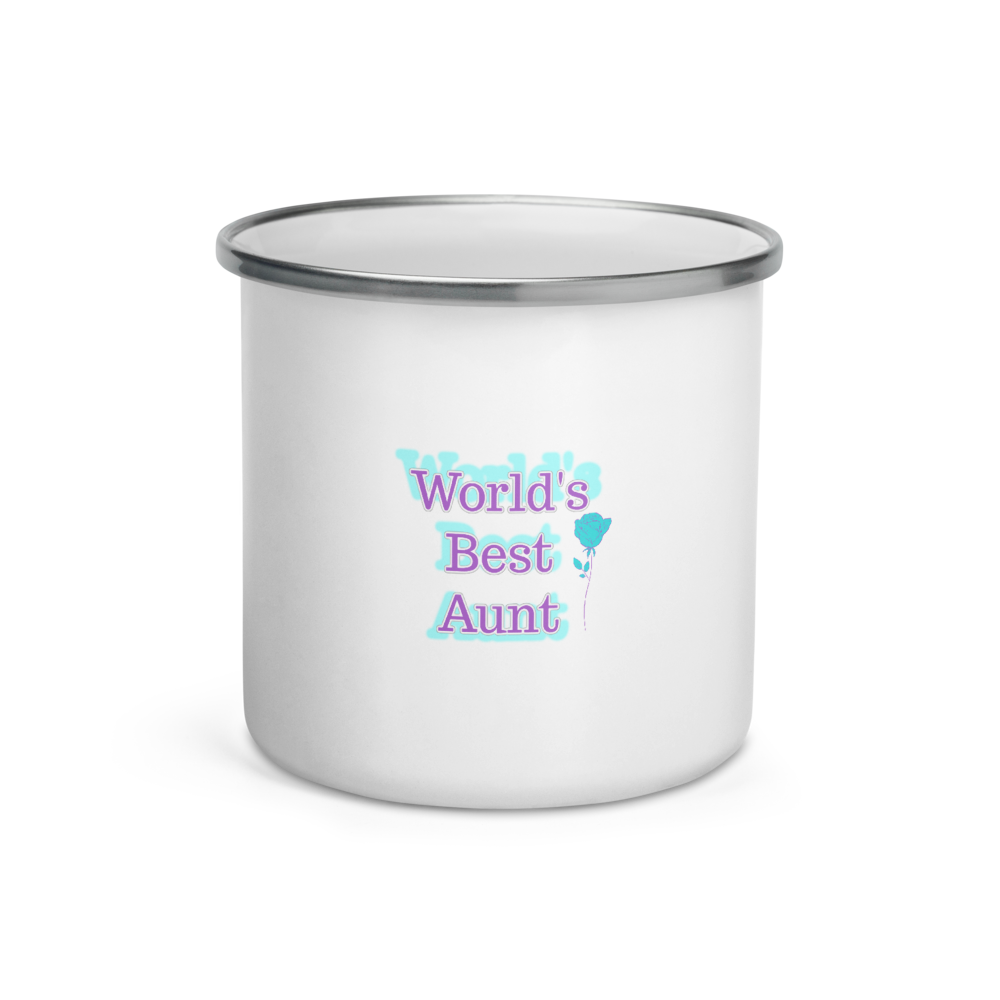World's Best Aunt Enamel Mug, My Aunt Rocks, Best Aunt Ever, Aunt Gift, Favorite Aunt, Gift For Aunt, Mugdom, Gifts That Makes You Smile