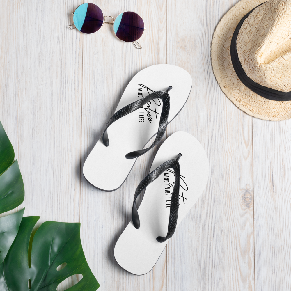Positive Mind Vibe Life (Flip-Flops) - E2 Express