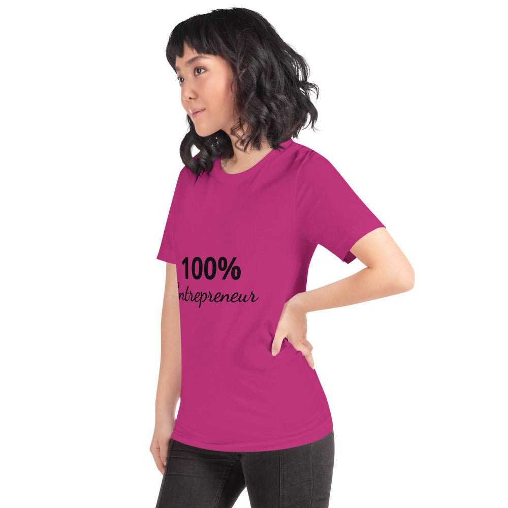 100% Entrepreneur (Unisex T-Shirt) - E2 Express