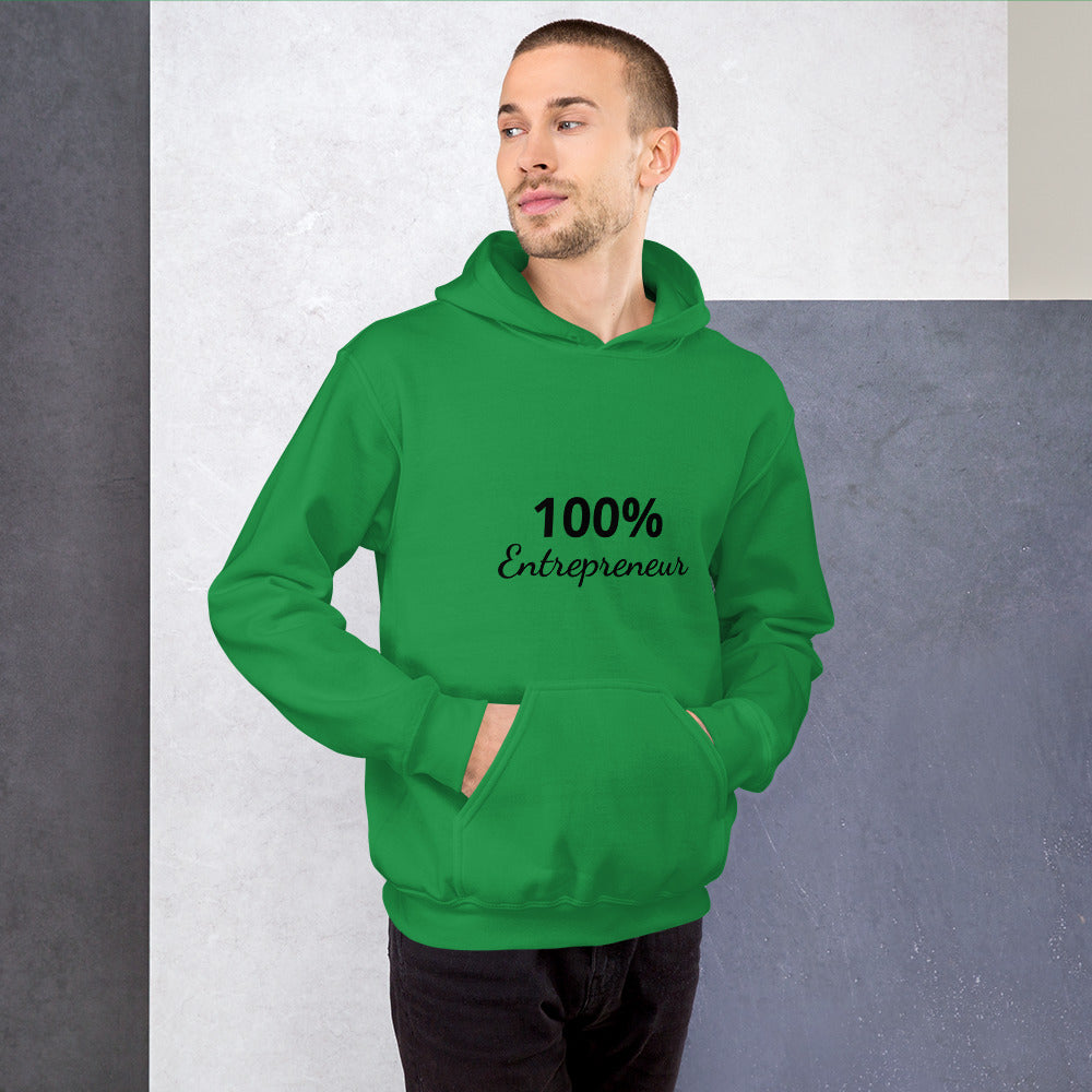 100% Entrepreneur (Unisex Hoodie) - E2 Express