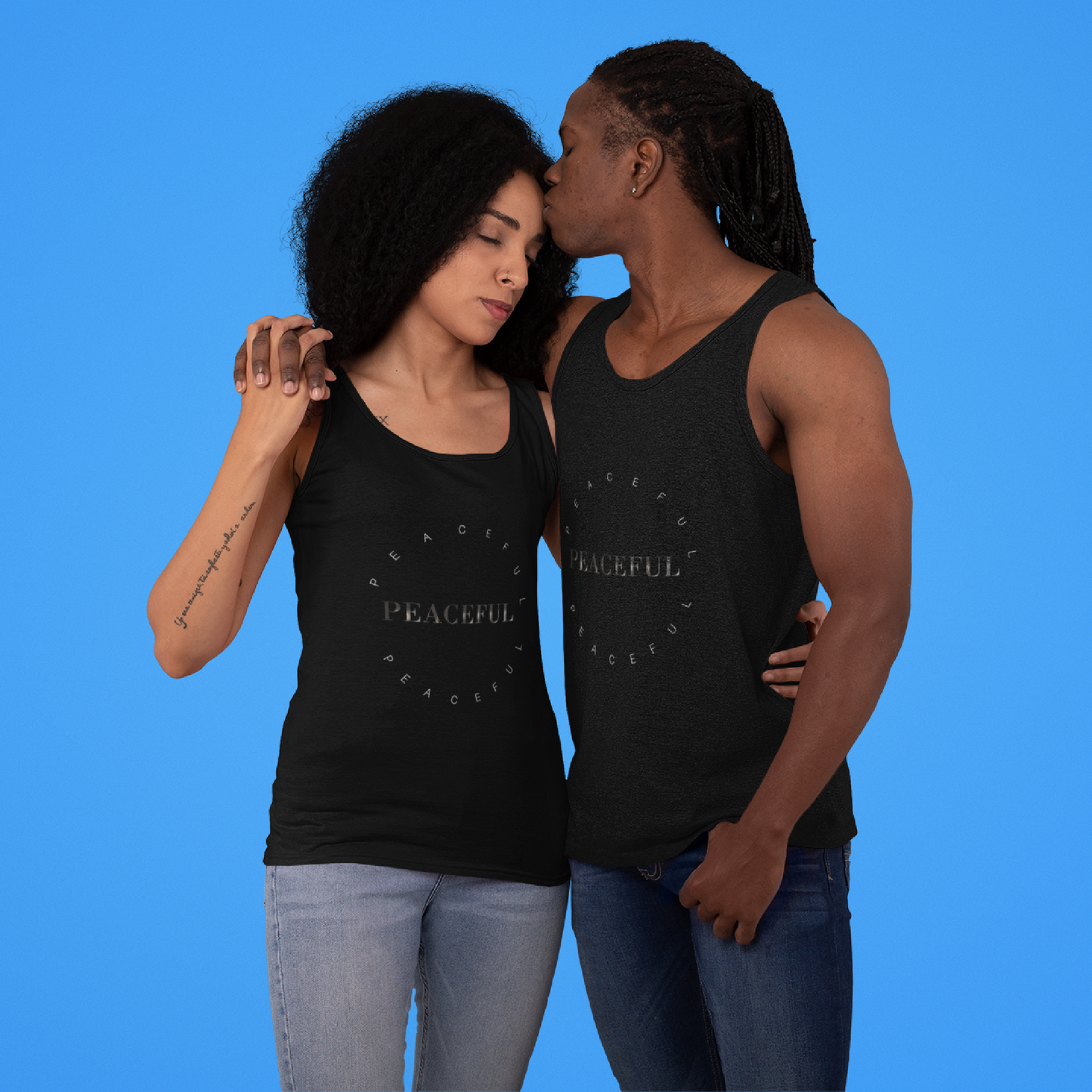 Peaceful Tank, peaceful Inspirational Tank, Positive Quote Shirt For Women, Tank That Warm The Heart