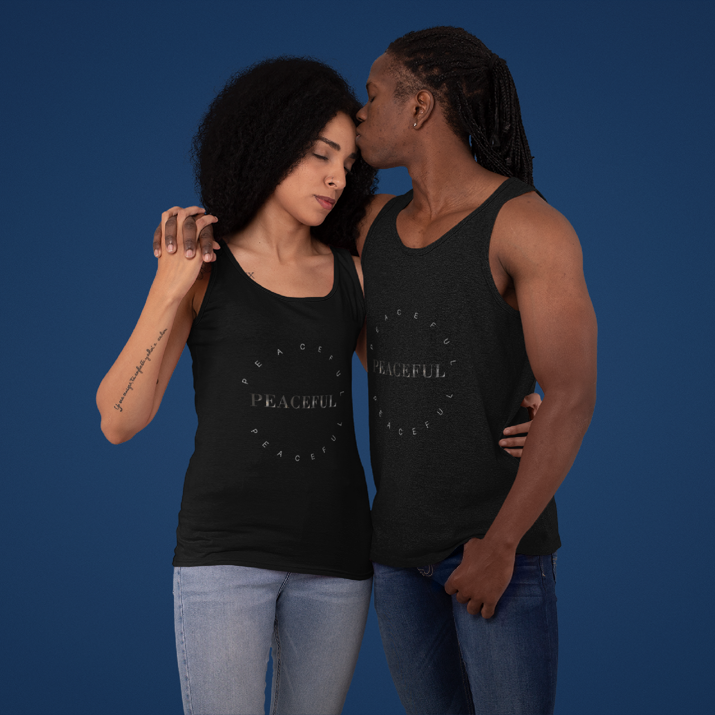 Peaceful Tank, peaceful Inspirational Tank, Positive Quote Shirt For Women, Tank That Warm The Heart