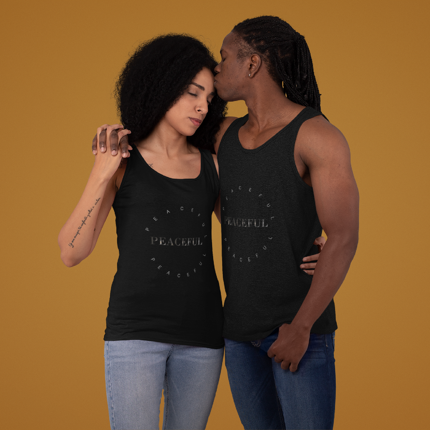 Peaceful Tank, peaceful Inspirational Tank, Positive Quote Shirt For Women, Tank That Warm The Heart