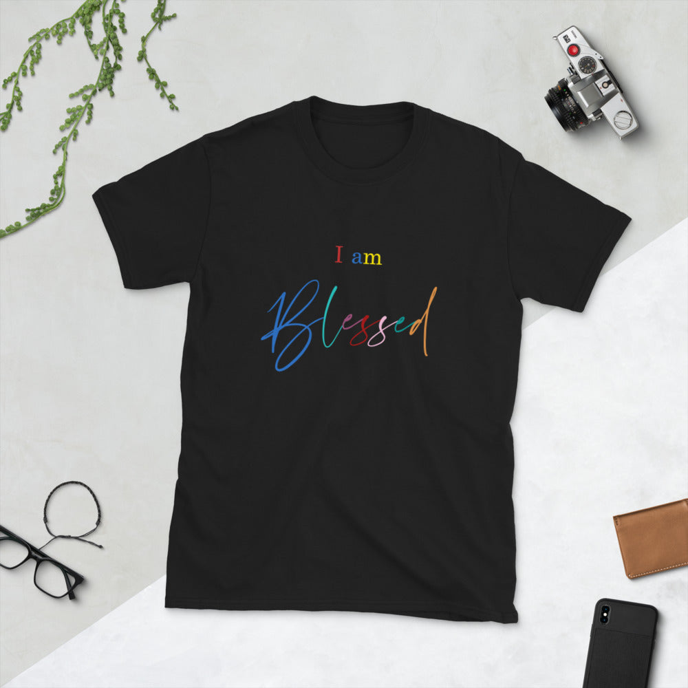 Blessed, inspirational shirt, Christian t-shirt Short-Sleeve Unisex T-Shirt