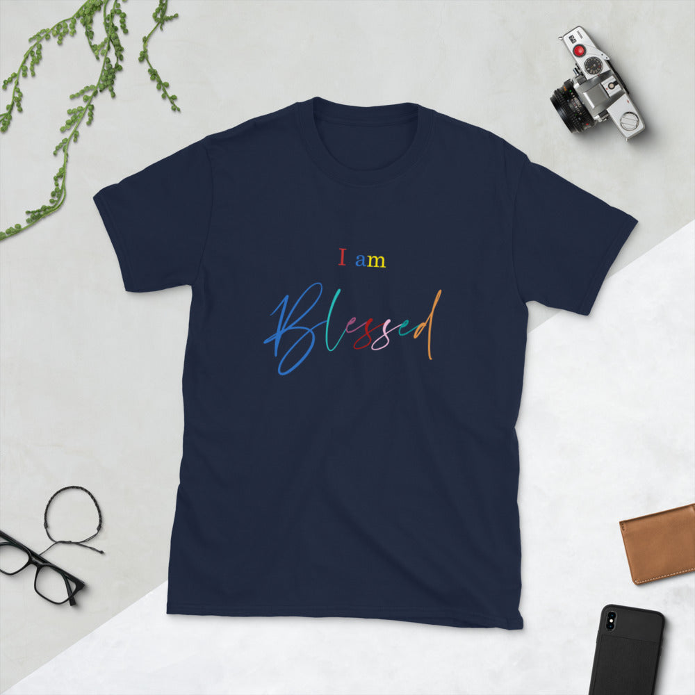 Blessed, inspirational shirt, Christian t-shirt Short-Sleeve Unisex T-Shirt