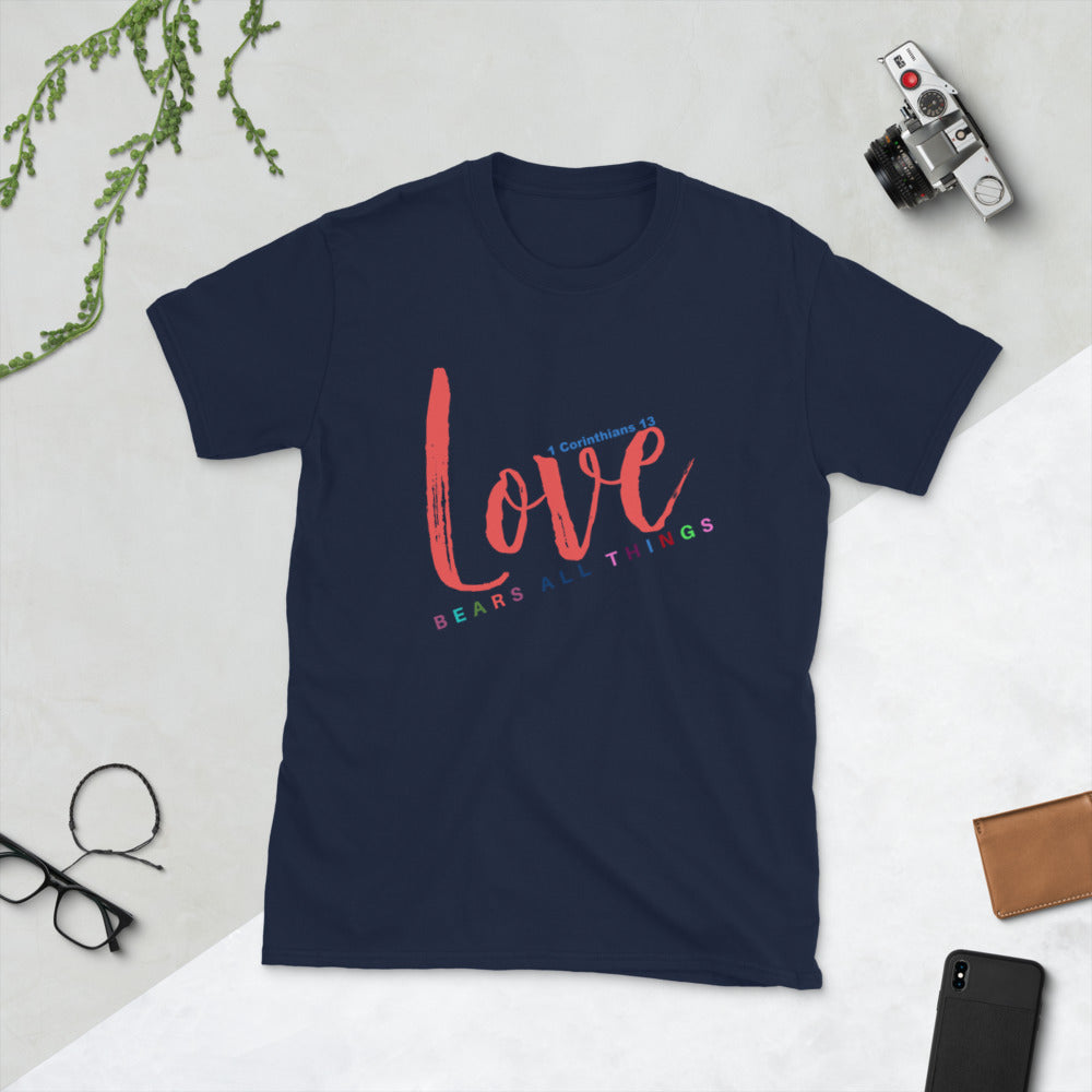 Love, Faith over fear t-shirt, Religious shirt, Christian clothing, Short-Sleeve Unisex T-Shirt
