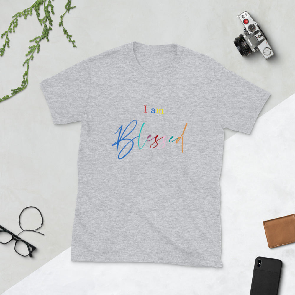 Blessed, inspirational shirt, Christian t-shirt Short-Sleeve Unisex T-Shirt