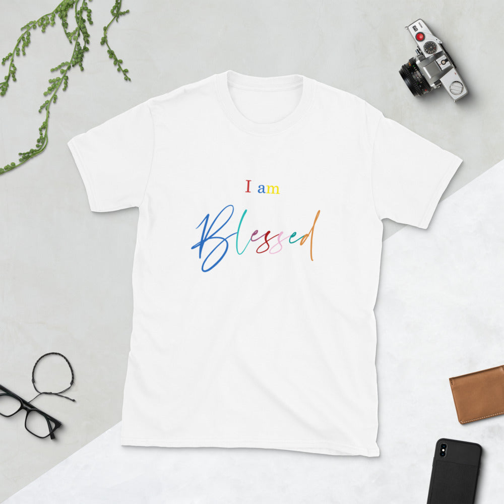 Blessed, inspirational shirt, Christian t-shirt Short-Sleeve Unisex T-Shirt