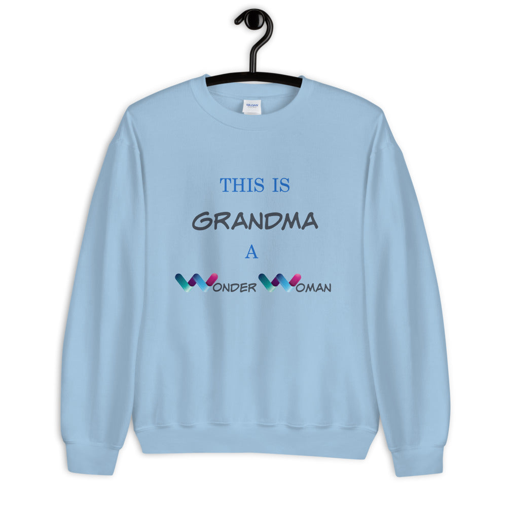 Grandma Gift, Grandma Sweatshirt, Granny Wonder Woman, Granny Sweater, Mother's Day Gift, Gift For Gramy, Grandma's Birthday Sweater, Gift For Her, Nana Sweater, Grandmother, DC Heroes, Wonder Woman Gift