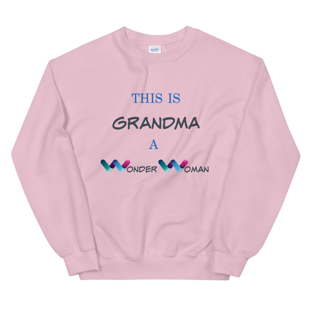 Grandma Gift, Grandma Sweatshirt, Granny Wonder Woman, Granny Sweater, Mother's Day Gift, Gift For Gramy, Grandma's Birthday Sweater, Gift For Her, Nana Sweater, Grandmother, DC Heroes, Wonder Woman Gift