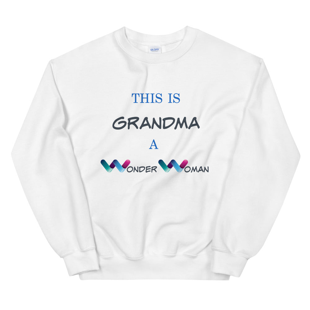 Grandma Gift, Grandma Sweatshirt, Granny Wonder Woman, Granny Sweater, Mother's Day Gift, Gift For Gramy, Grandma's Birthday Sweater, Gift For Her, Nana Sweater, Grandmother, DC Heroes, Wonder Woman Gift