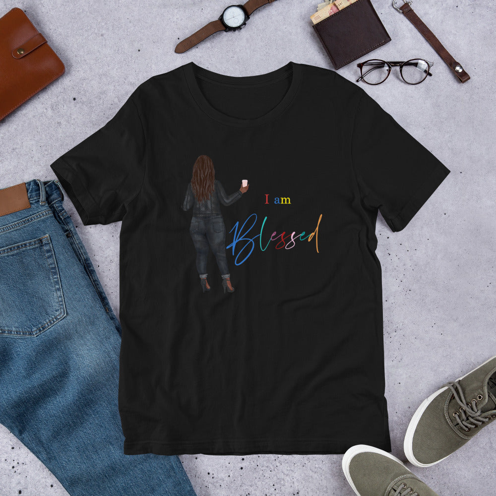 Christian Shirts, Blessed, Blessed Mama shirt Short-Sleeve Unisex T-Shirt