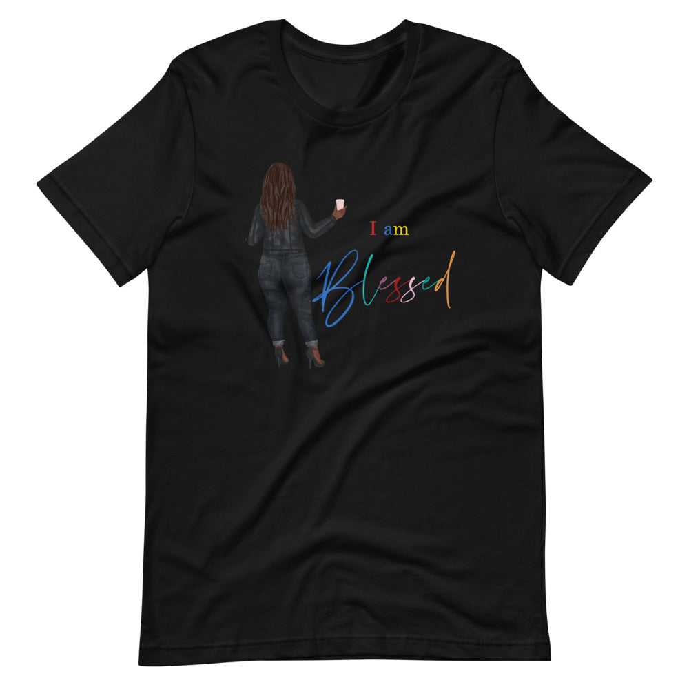 Christian Shirts, Blessed, Blessed Mama shirt Short-Sleeve Unisex T-Shirt