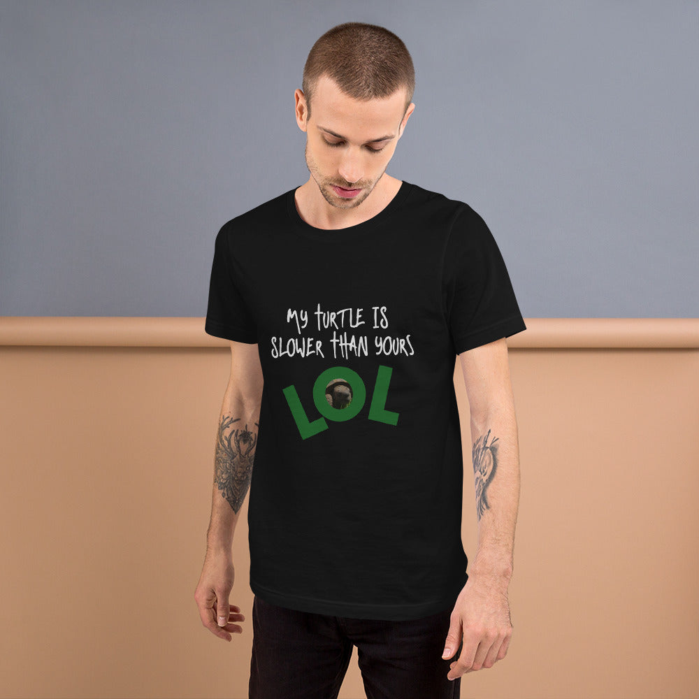 Funny Sarcastic Shirt, Pet Turtle Lovers, Cute Short-Sleeve Unisex T-Shirt