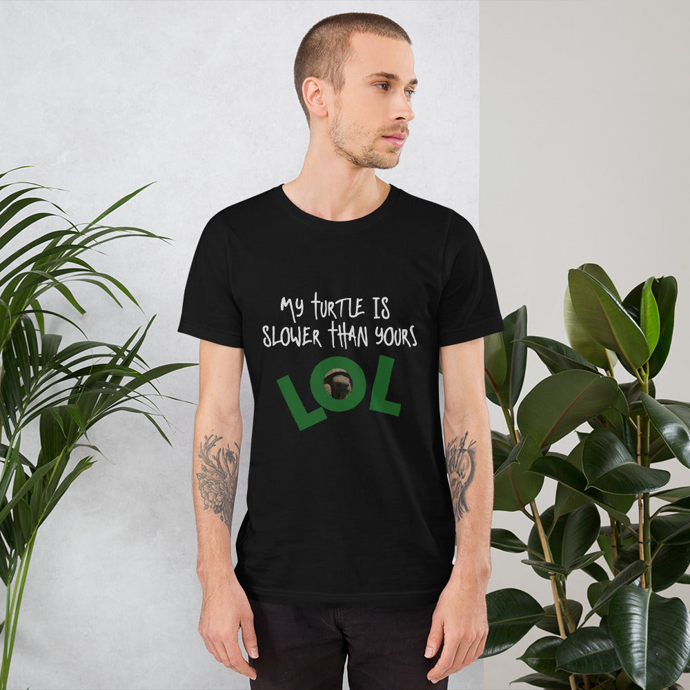 Funny Sarcastic Shirt, Pet Turtle Lovers, Cute Short-Sleeve Unisex T-Shirt