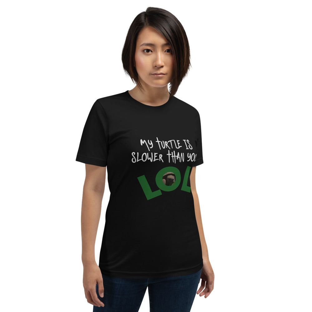 Funny Sarcastic Shirt, Pet Turtle Lovers, Cute Short-Sleeve Unisex T-Shirt