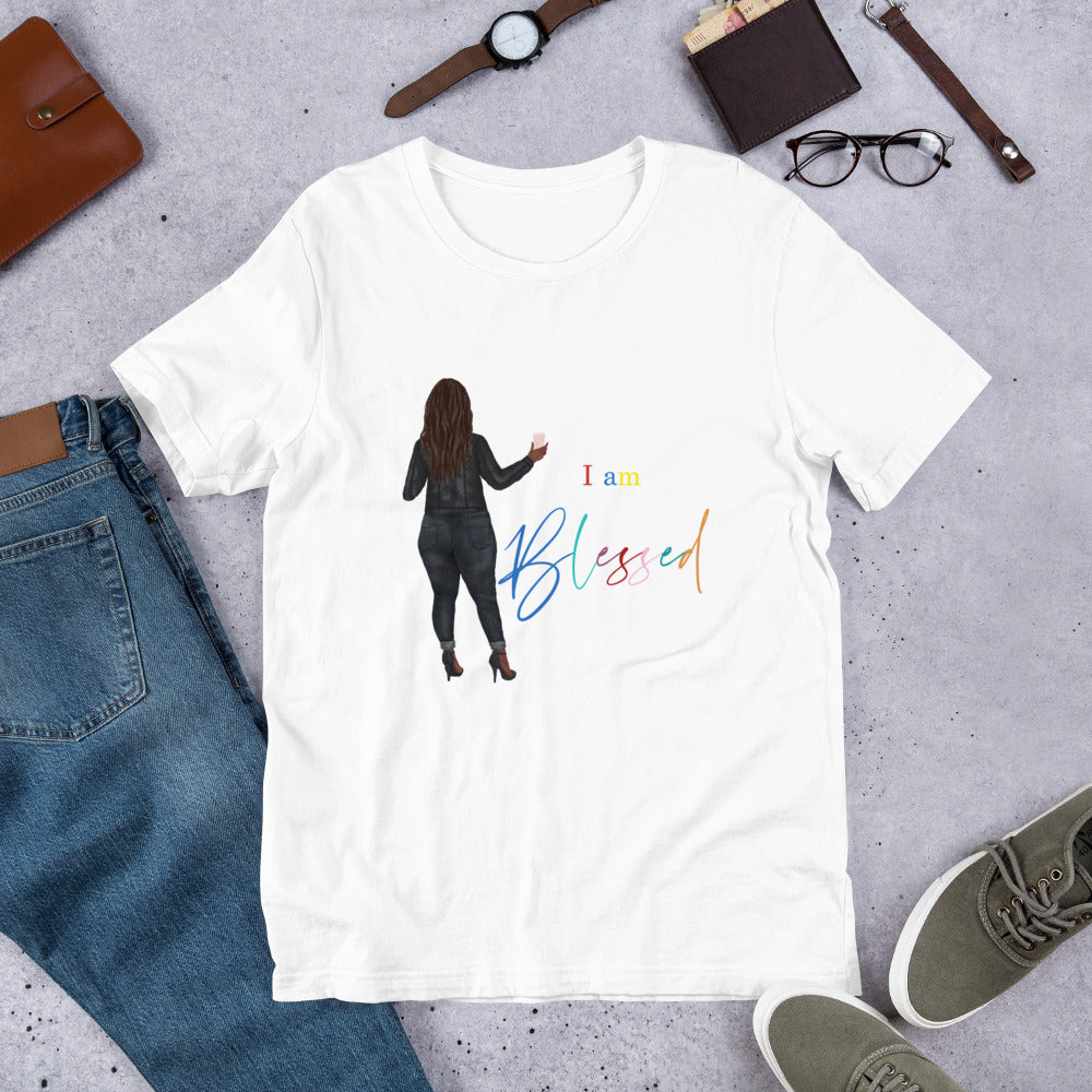 Blessed, Blessed Mama shirt, Christian shirts Short-Sleeve Unisex T-Shirt