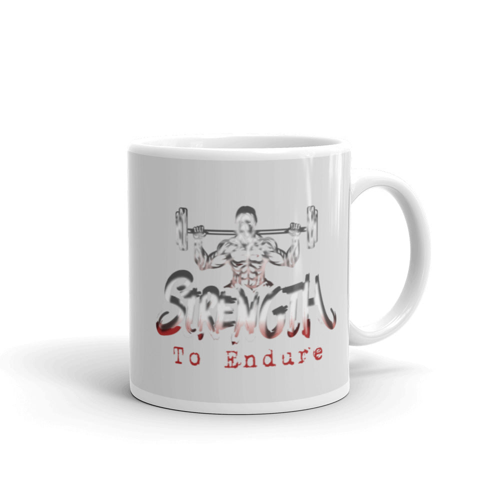 Fitness Workout Gift Mug Strength To Endure Gym Goals