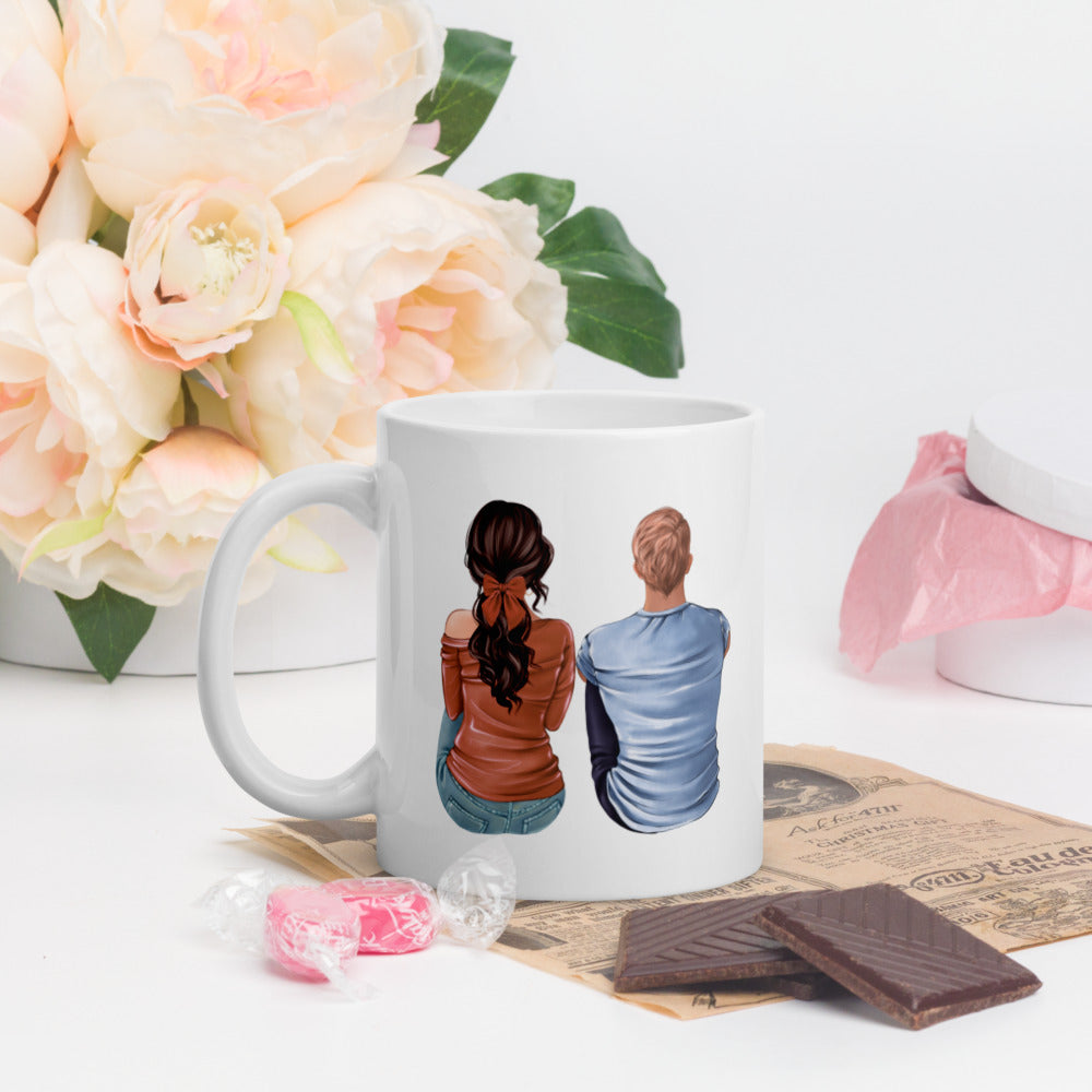 Cute Love Mug, Valentine Heart, women valentines Mug