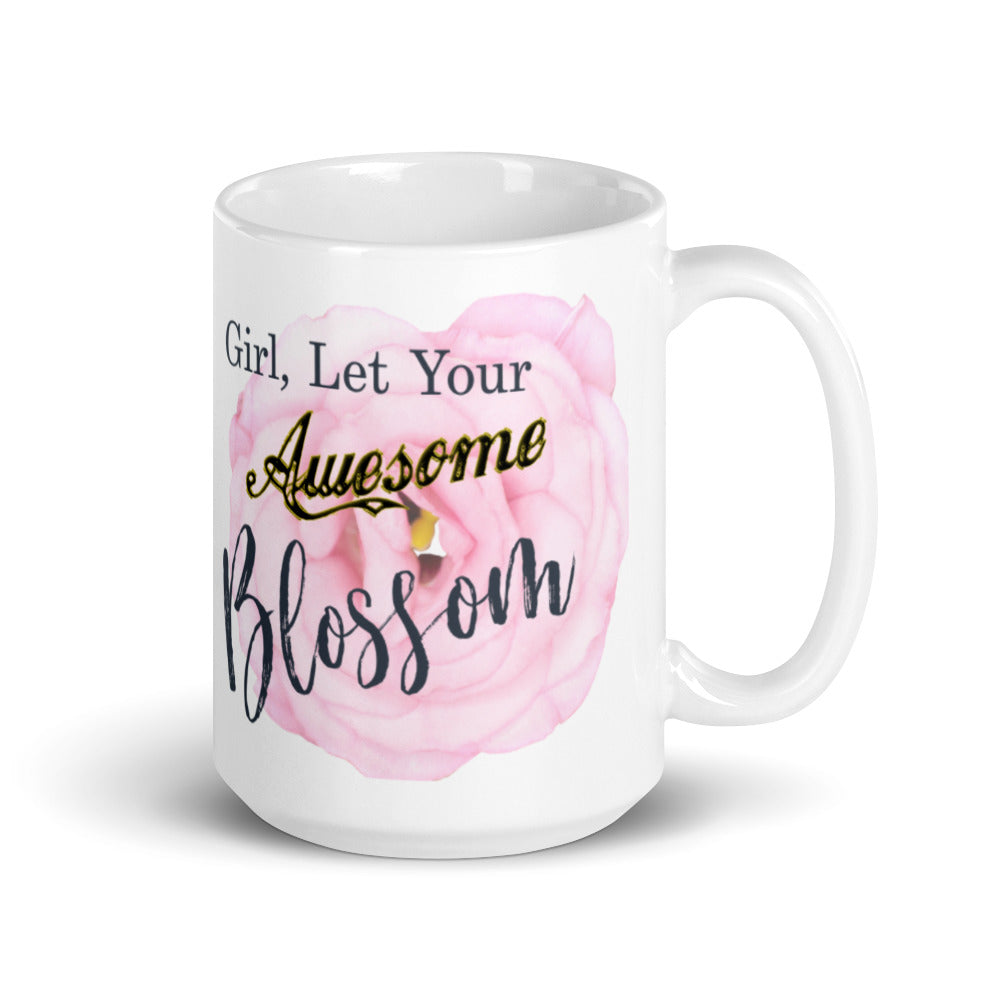 Bestfriend Gift For Her Birthday Gift Girl Let You Awesome Blossom Mug