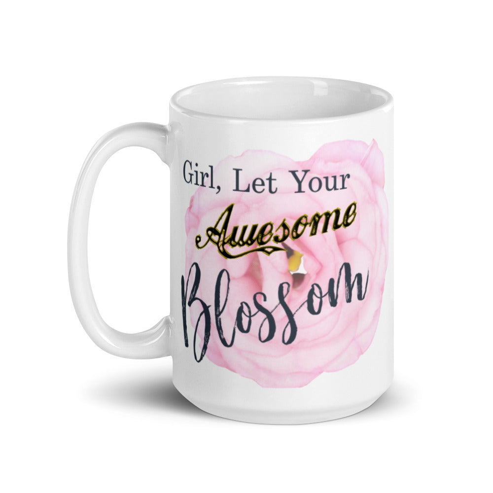 Bestfriend Gift For Her Birthday Gift Girl Let You Awesome Blossom Mug