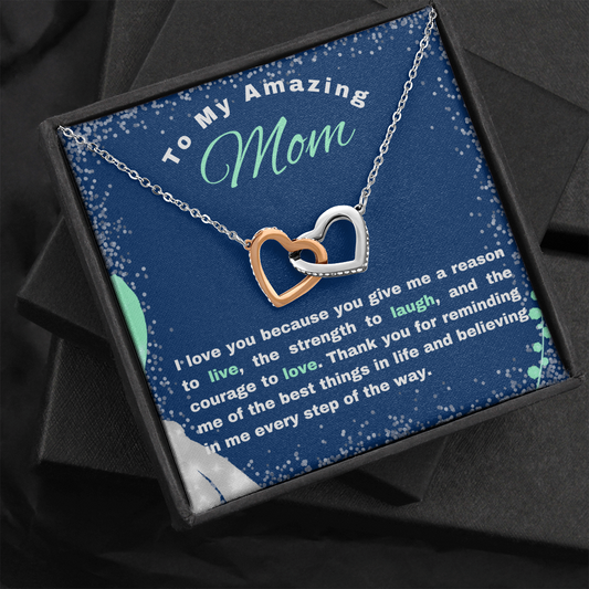 76 Days Til Mother's Day Gift Ideas - Live Laugh Love, To My Amazing Mom