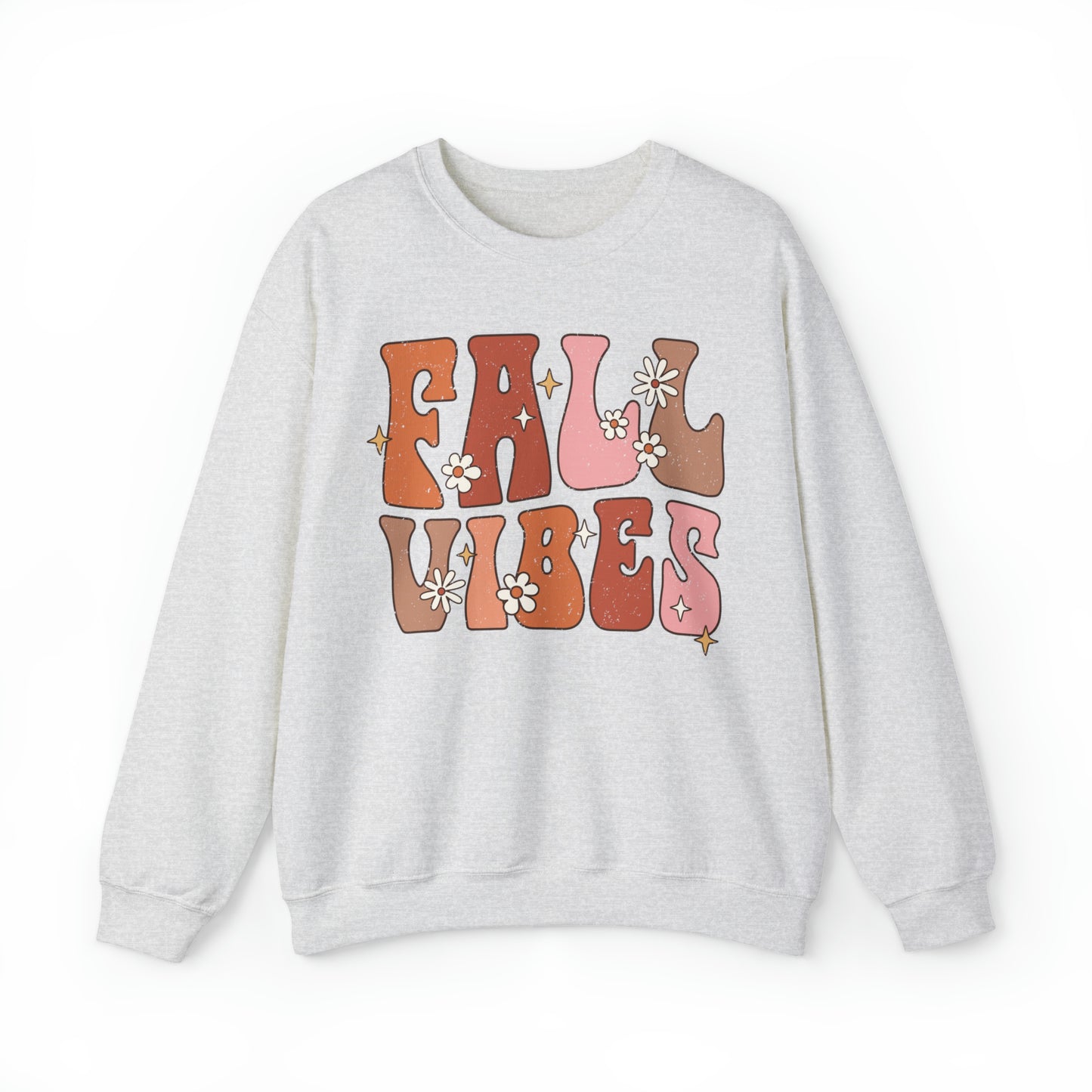 "Autumn Aura Extravaganza: 'Fall Vibes' Sweater for Cozy Seasonal Style"