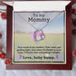 To My Mommy Love Baby Bump Forever Love Necklace