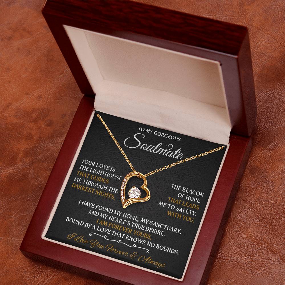 Soulmate - Your Love Is The Lighthouse - Forever Love Necklace