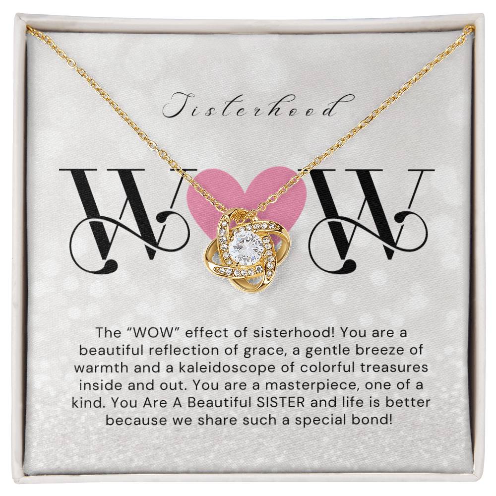 WOW Sisterhood - Love Knot Necklace