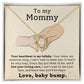 To My Mommy Your Heartbeat Is My Lullaby Love Knot