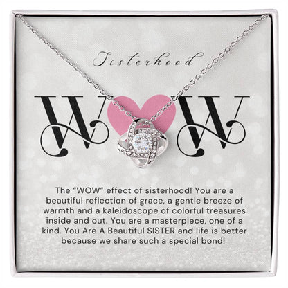 WOW Sisterhood - Love Knot Necklace