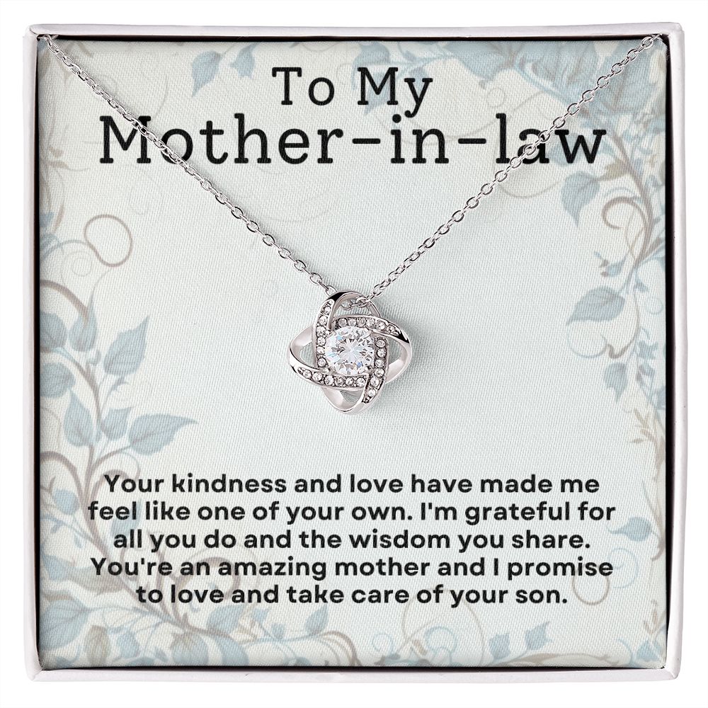 To My Mother In Law Your Kindness Love Knot