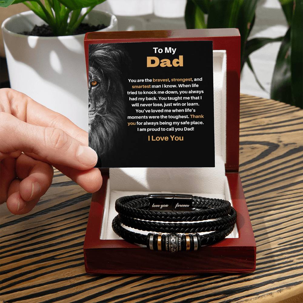 You Are The Strongest Dad | Love You Forever Bracelet