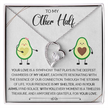 Soulmate - To My Other Half - Forever Love Necklace