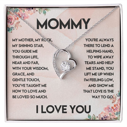 Mommy I Love You Forever Love Necklace