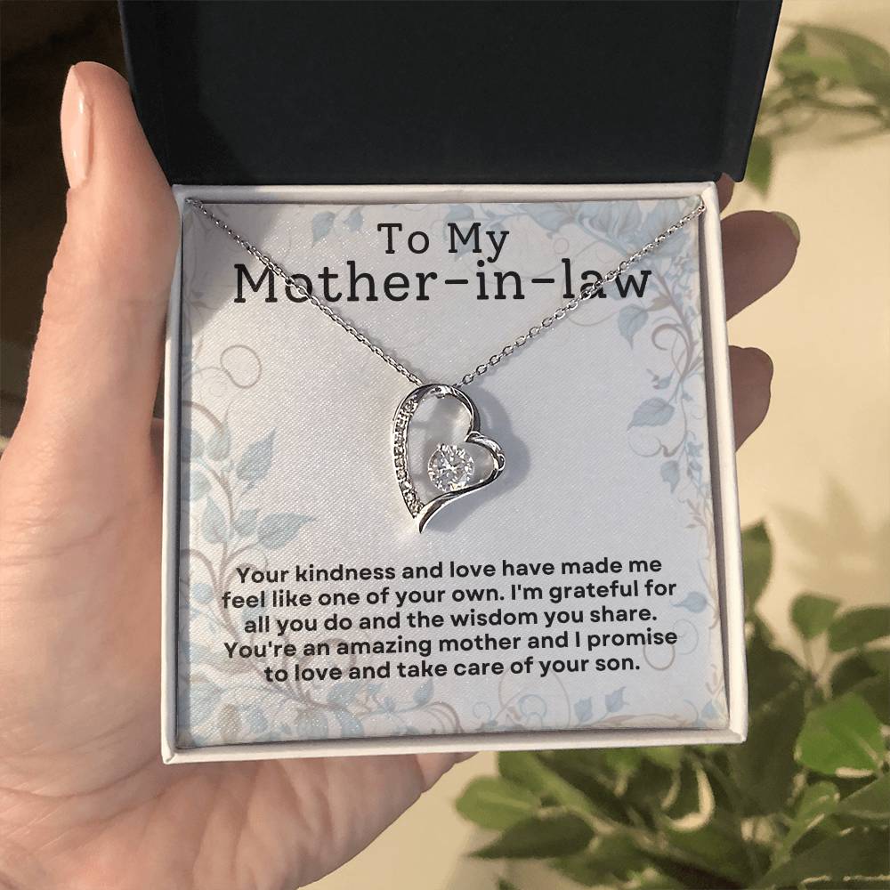 To My Mother In Law Your Kindness Forever Love Necklace