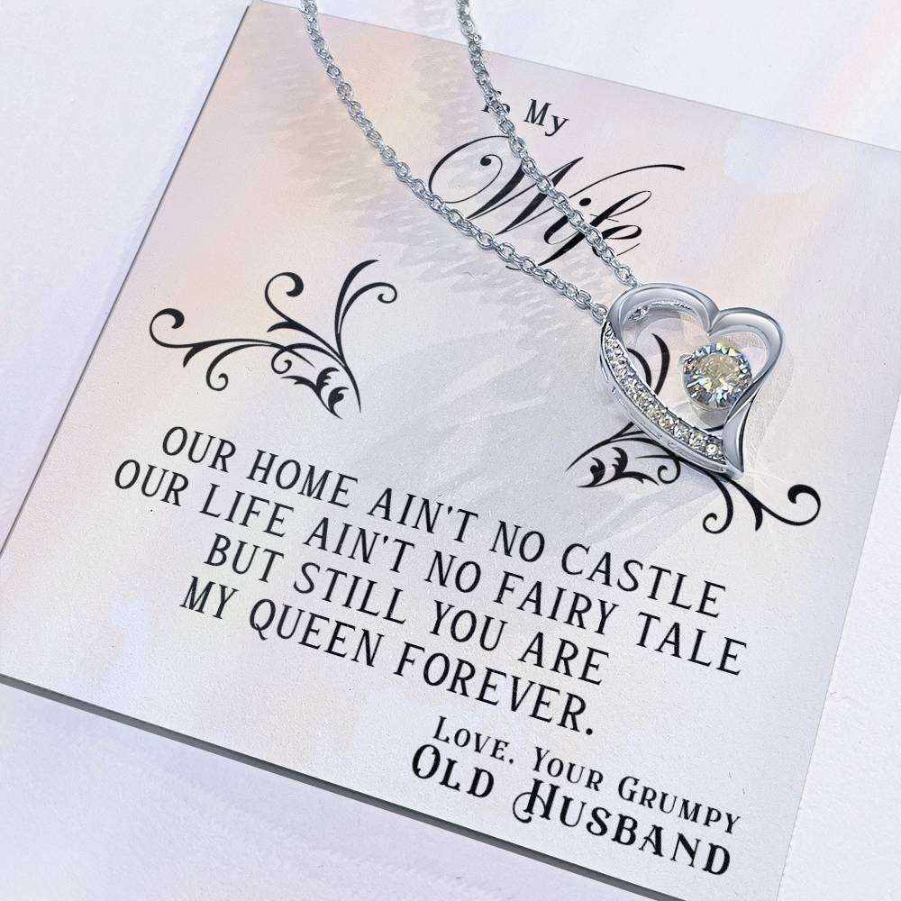 Our Home Ain't No Castle - To My Wife Gift Necklace