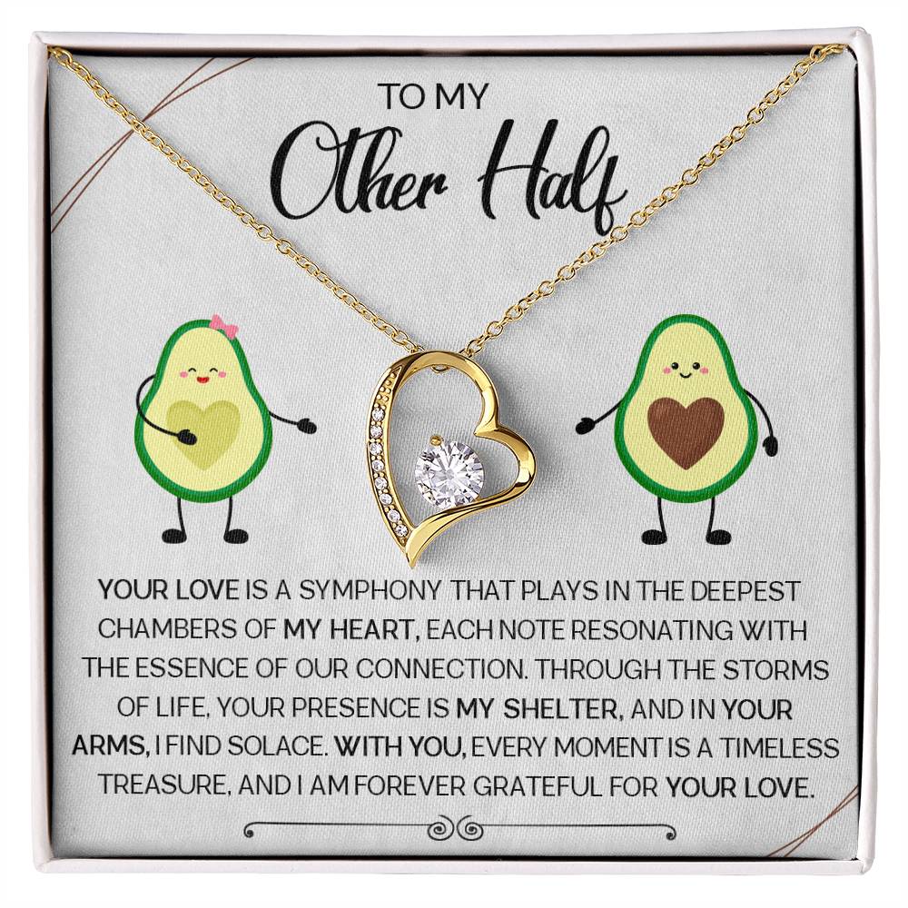 Soulmate - To My Other Half - Forever Love Necklace
