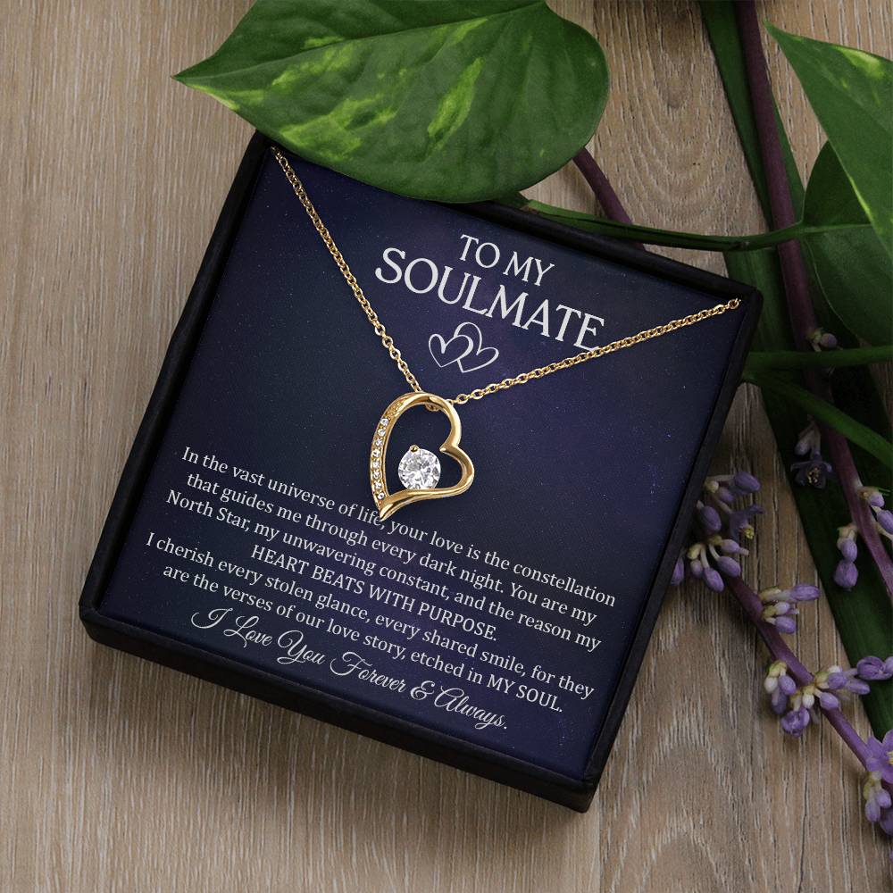 Soulmate - In The Vast Universe Of Life - Forever Love Necklace