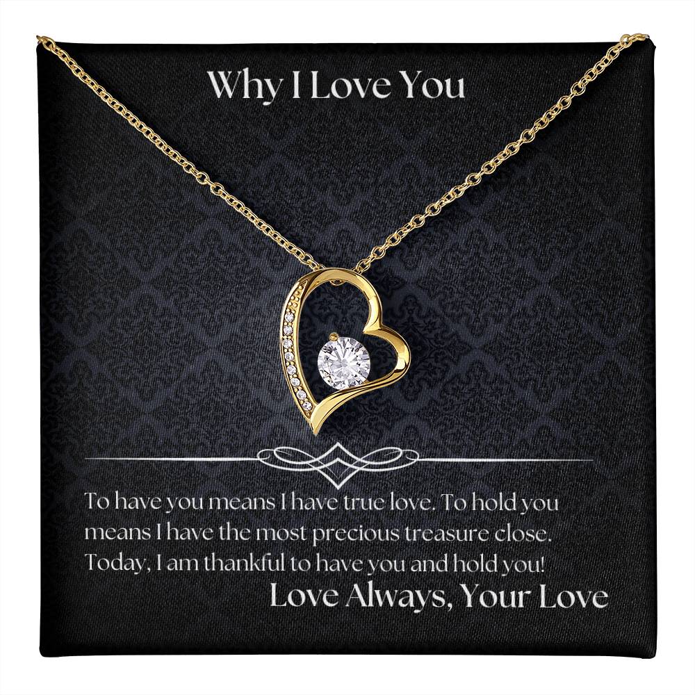 Why I Love You 003 Forever Love Necklace