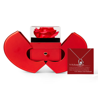 To My Beautiful Wife - Precious Treasure Forever Love - Red