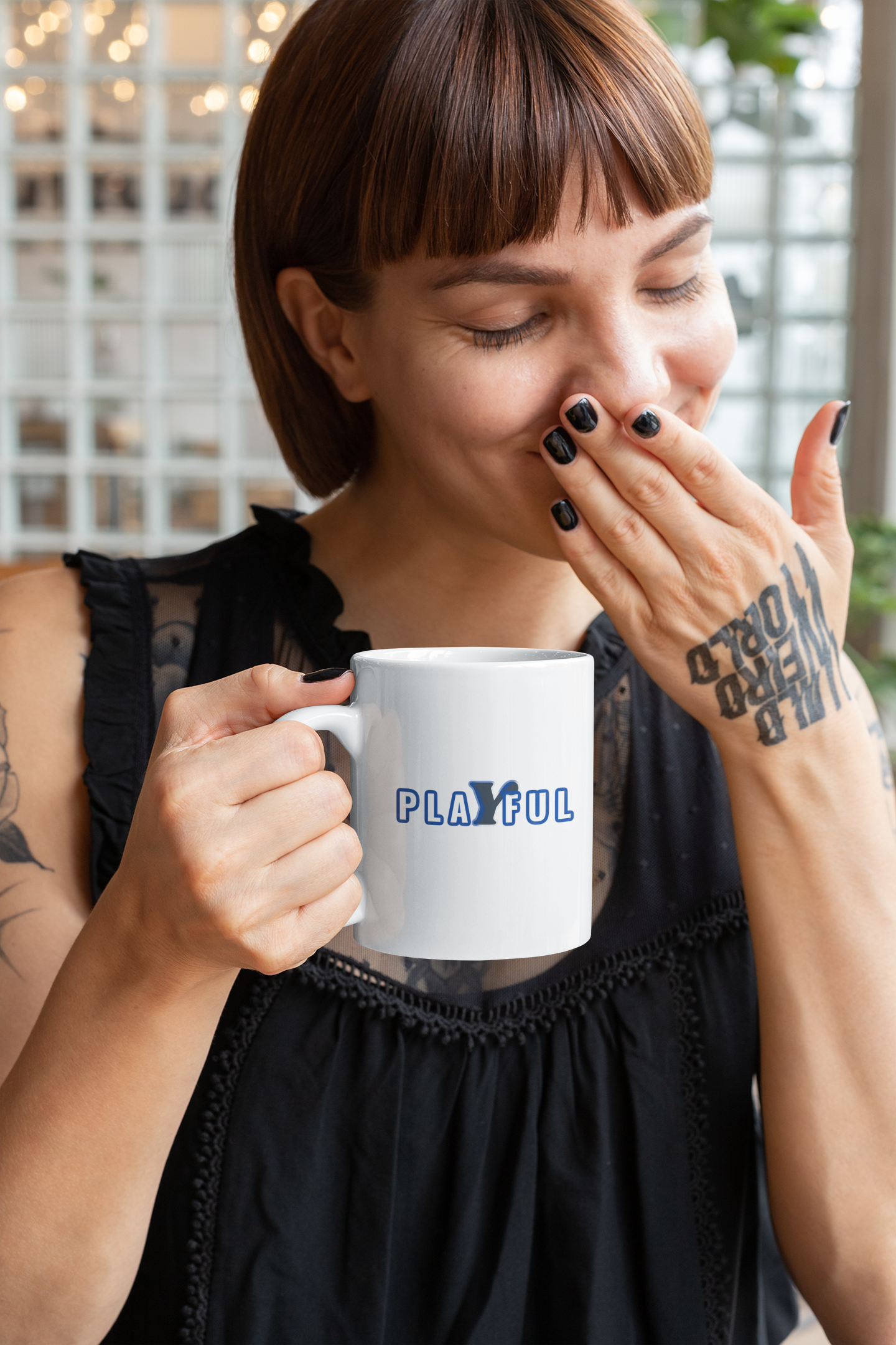 Inspirational Mug, Playful 11 oz Mug, Great Gift For Bestfriend Women Men Positive Quote Mug